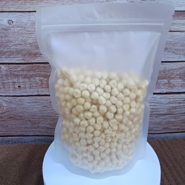 Perles de tapioca ambrées